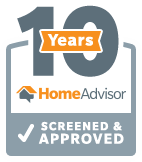 Home Advisor Screened & Approved for 10 years